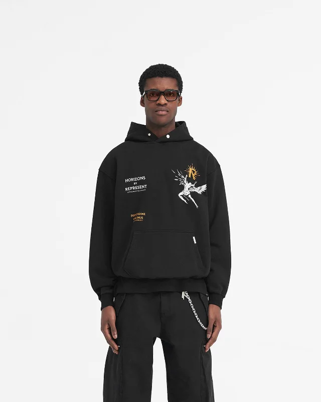 Icarus Hoodie - Jet Black