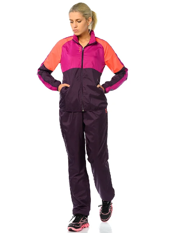 Reebok aa9429 Purple Ts Wov Training Tracksuit