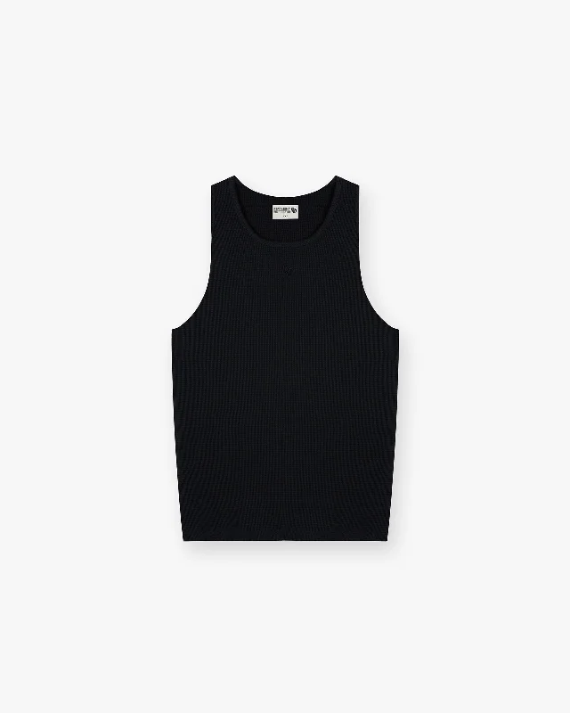 Represent X Duke + Dexter Ribbed Vest - Black