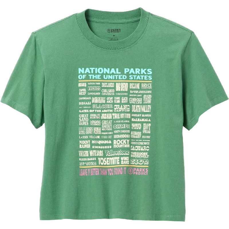 Women's National Parks Lineup Boxy Tee