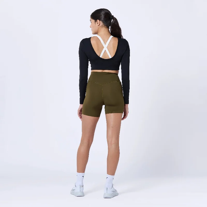 Warrior Crop Top 2.0 - Black