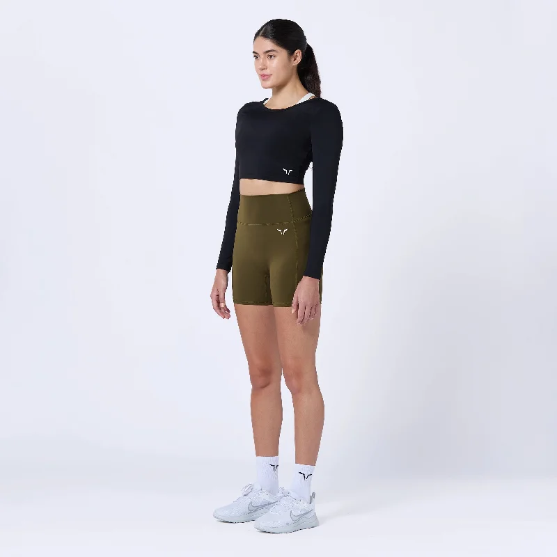 Warrior Crop Top 2.0 - Black