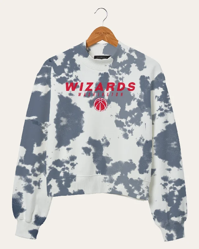 Women's NBA Washington Wizards Tie Dye Mock Neck Fleece