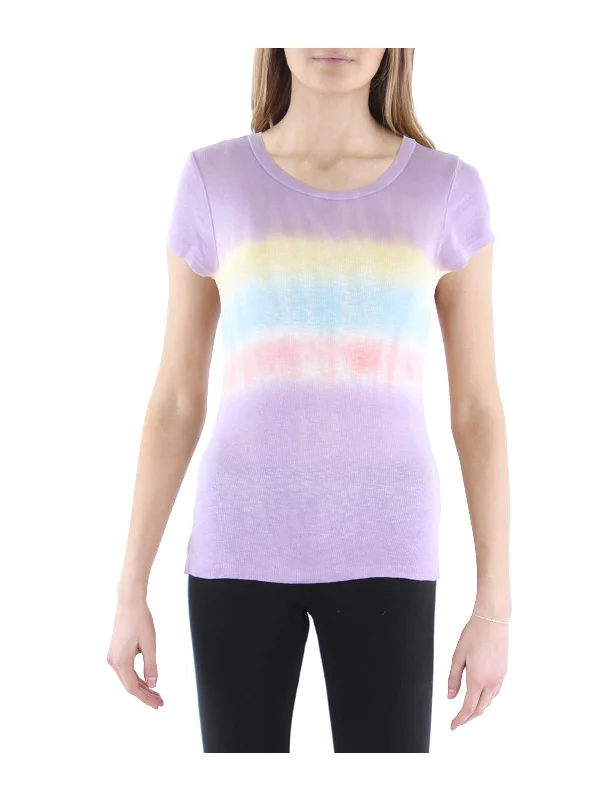 Womens Tie Dye Knit T-Shirt